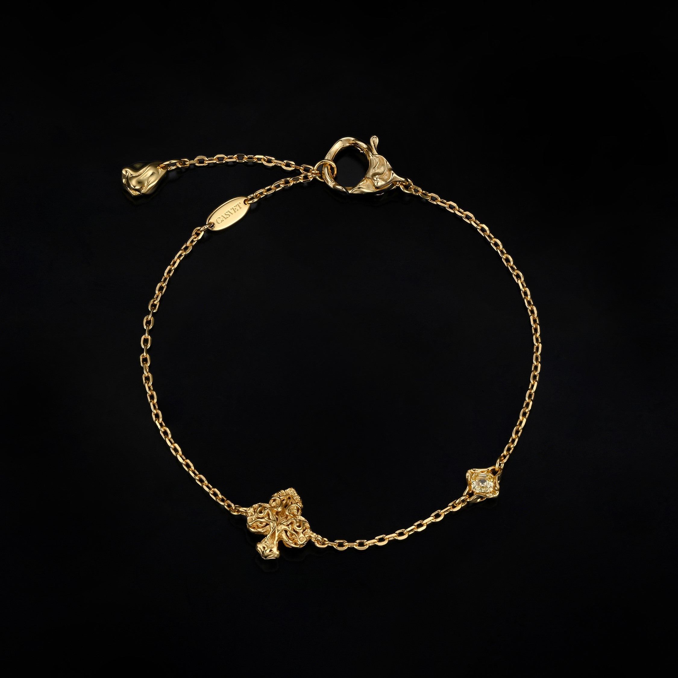 CASVET · Mysterious Club Bracelet · 18K Gold Vermeil