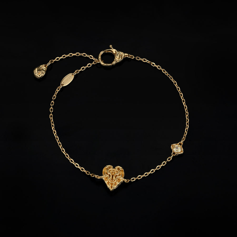 Aspiring Heart Bracelet · 18K Gold Vermeil