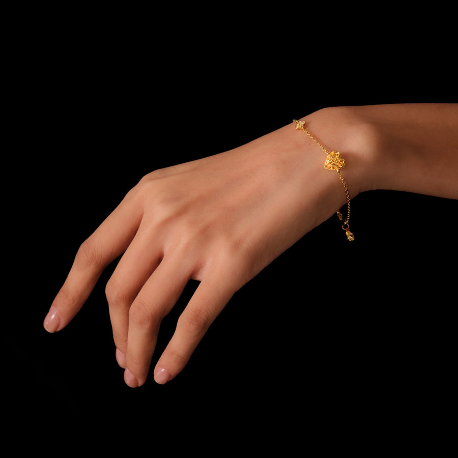 Aspiring Heart Bracelet · 18K Gold Vermeil