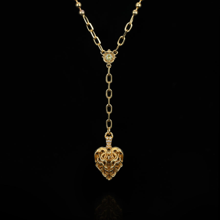 Aspiring Heart Necklace · 18K Gold Vermeil