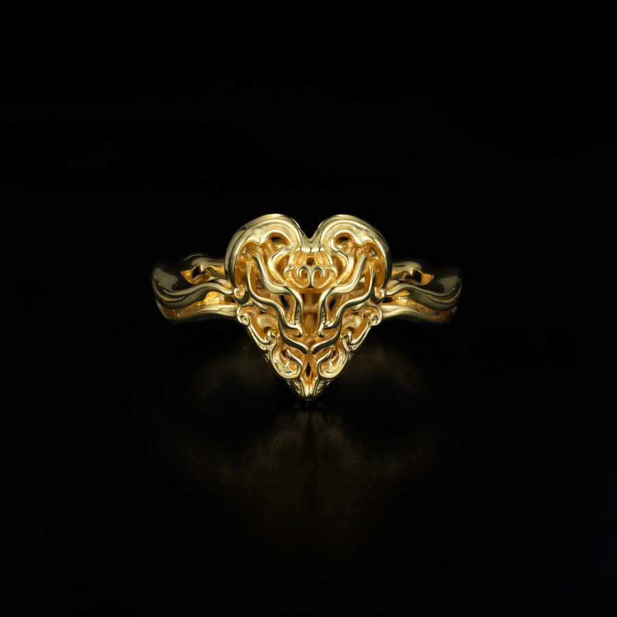 Aspiring Heart Ring · 18K Gold Vermeil