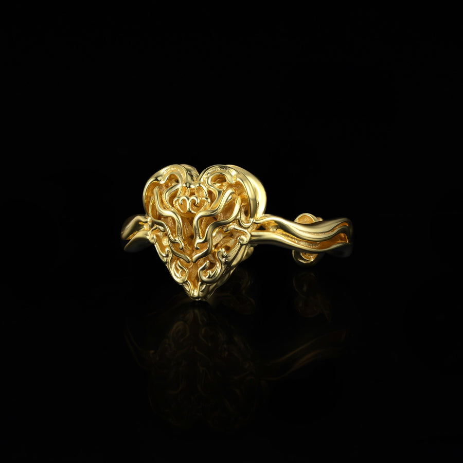 Aspiring Heart Ring · 18K Gold Vermeil