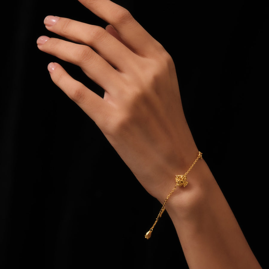 Glamorous Spade Bracelet · 18K Gold Vermeil