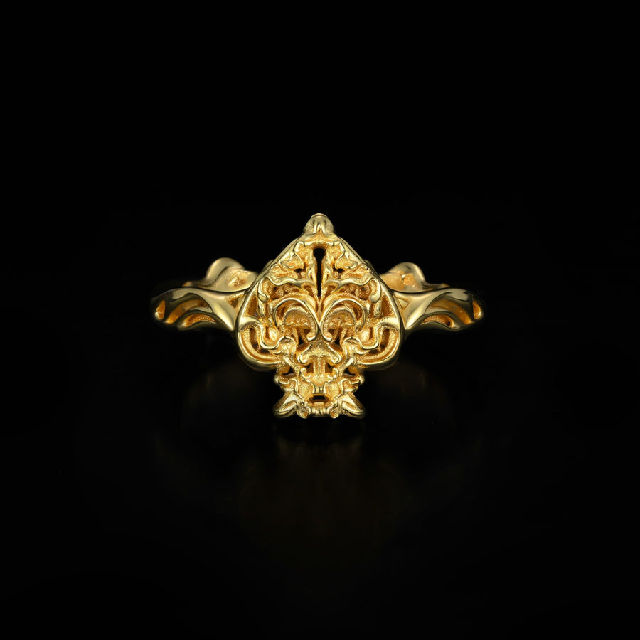 Glamorous Spade Ring · 18K Gold Vermeil