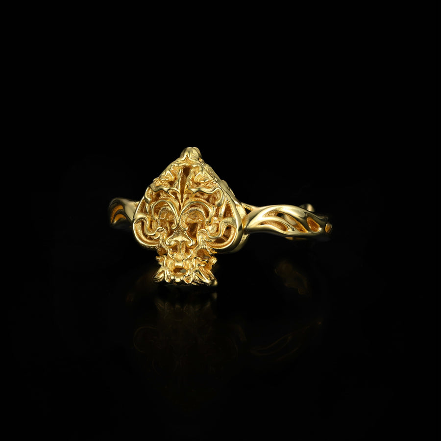 Glamorous Spade Ring · 18K Gold Vermeil