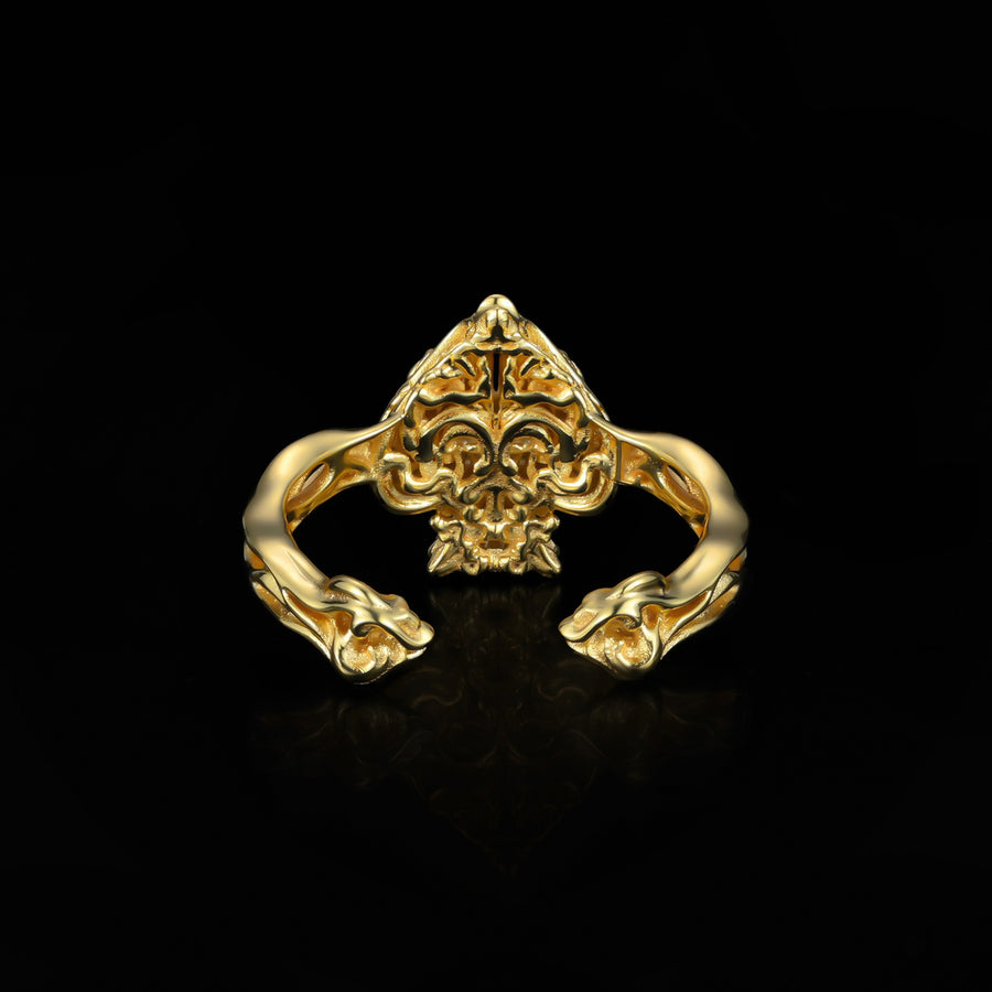 Glamorous Spade Ring · 18K Gold Vermeil