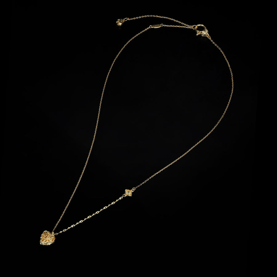 Mini Aspiring Heart Necklace · 18K Gold Vermeil