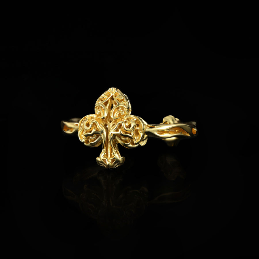 Mysterious Club Ring · 18K Gold Vermeil