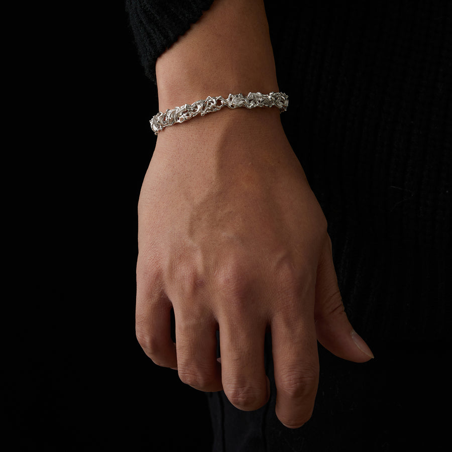 Tiger Stripe Bracelet · Sterling Silver