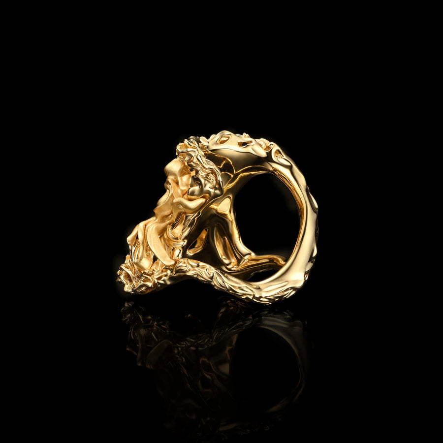 Tiger Stripe Ring · 18K & 24K Gold Vermeil