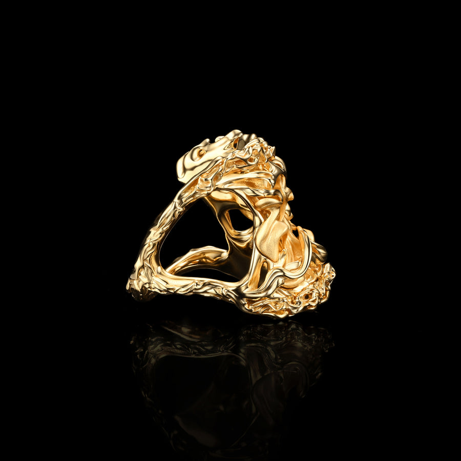 Tiger Stripe Ring · 18K & 24K Gold Vermeil